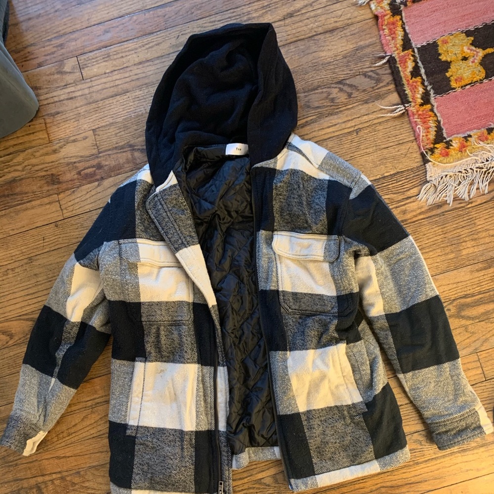TNA aritzia plaid jacket